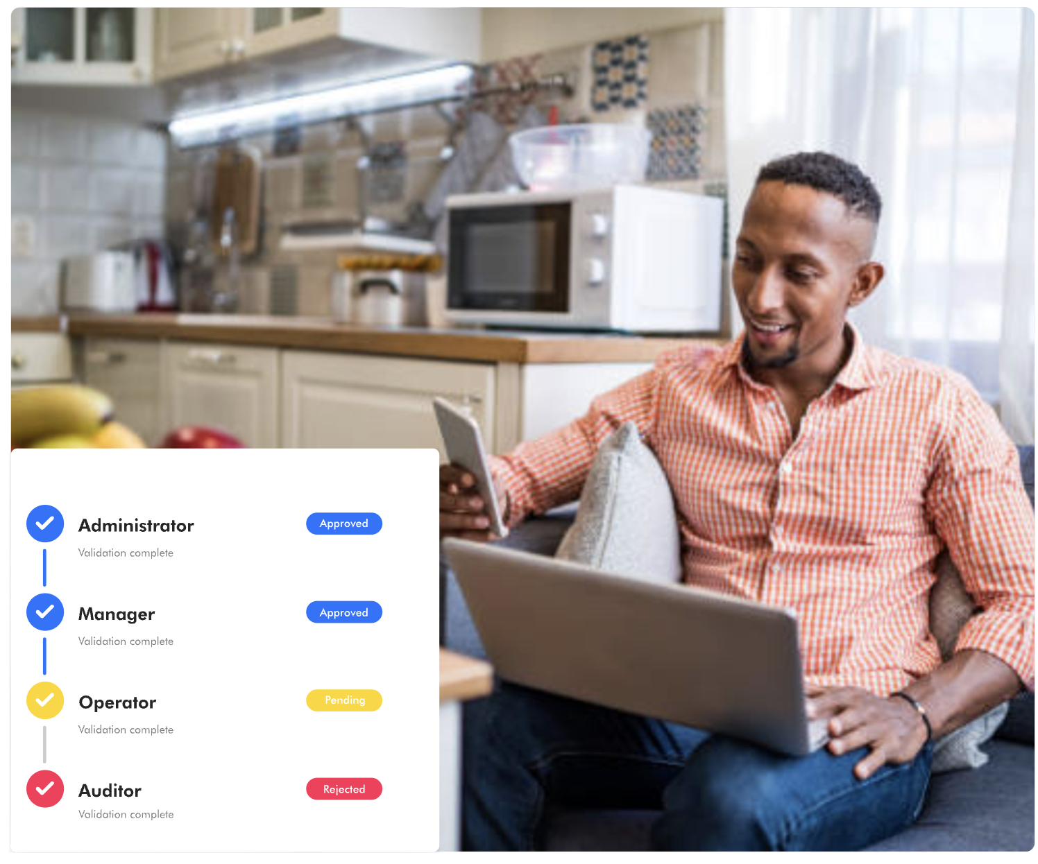 Customer using ZiiDi Trader securely on mobile